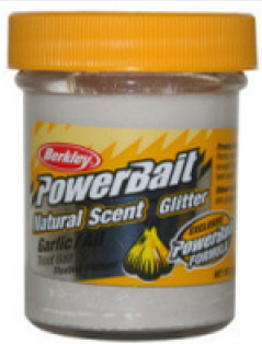 Berkley Powerbait Natural Scent Troutbait Garlic - White